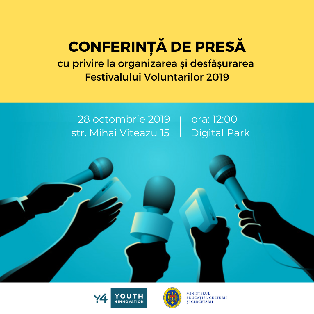 (Română) Invitație la conferința de presă dedicată Festivalului Voluntarilor 2019