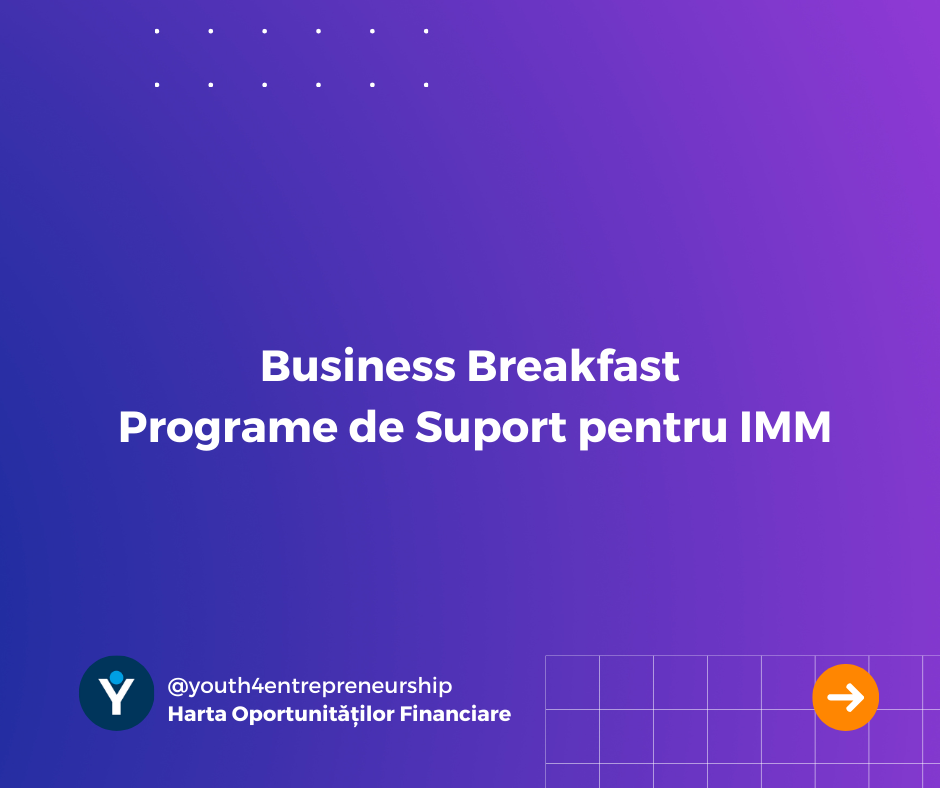 Business Breakfast: Programe de Suport pentru IMM