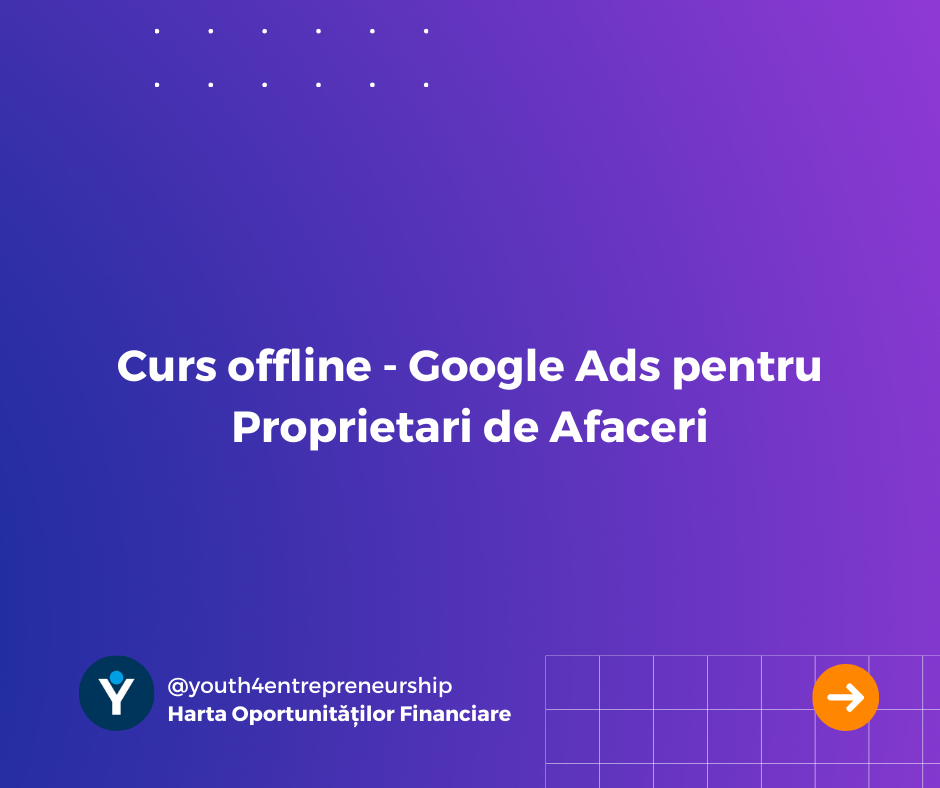 Curs offline – Google Ads pentru Proprietari de Afaceri