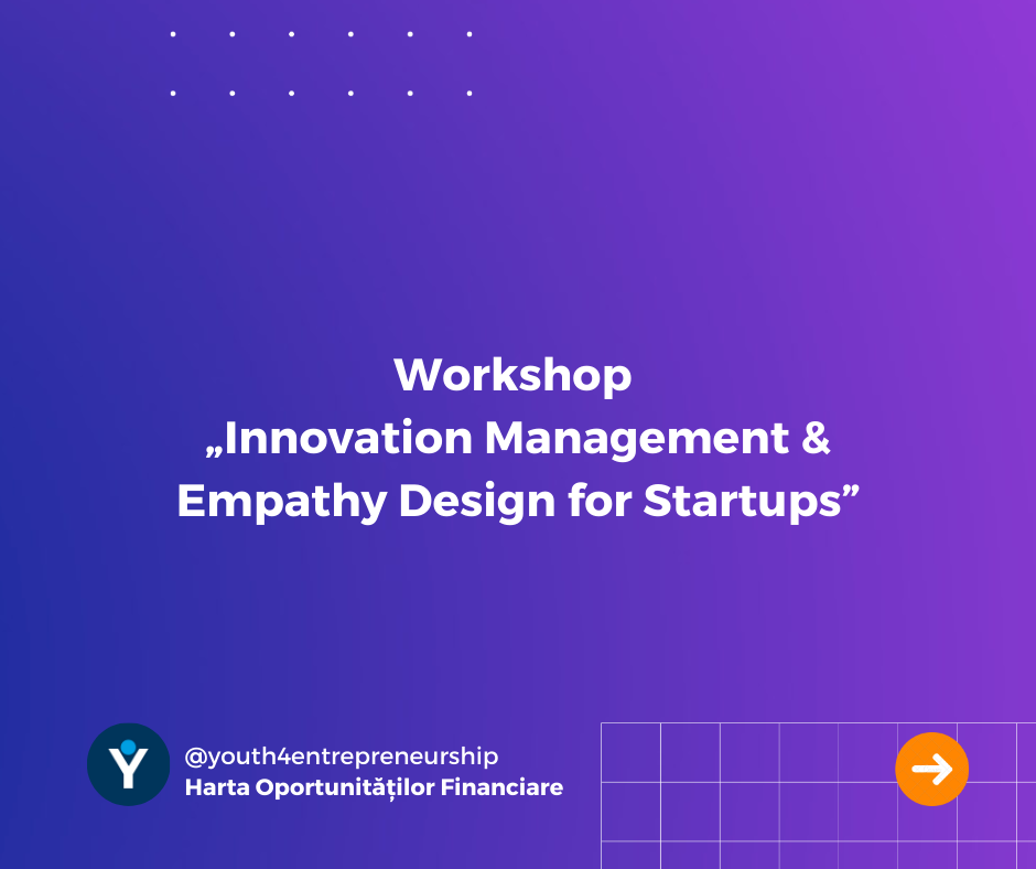 Workshop „Innovation Management & Empathy Design for Startups”