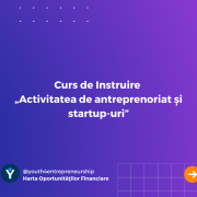Curs de Instruire „Activitatea de antreprenoriat și startup-uri”