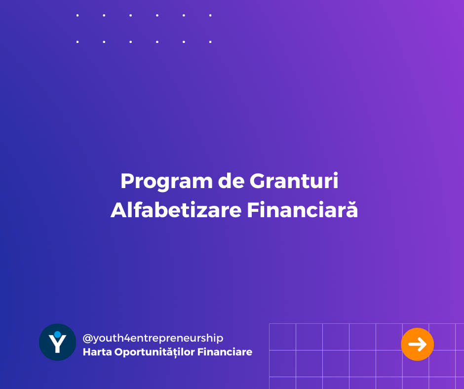 Program de Granturi – Alfabetizare Financiară