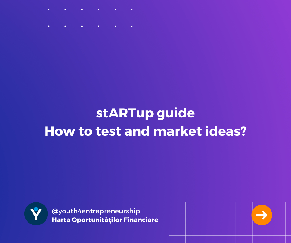 stARTup guide: How to test and market ideas?