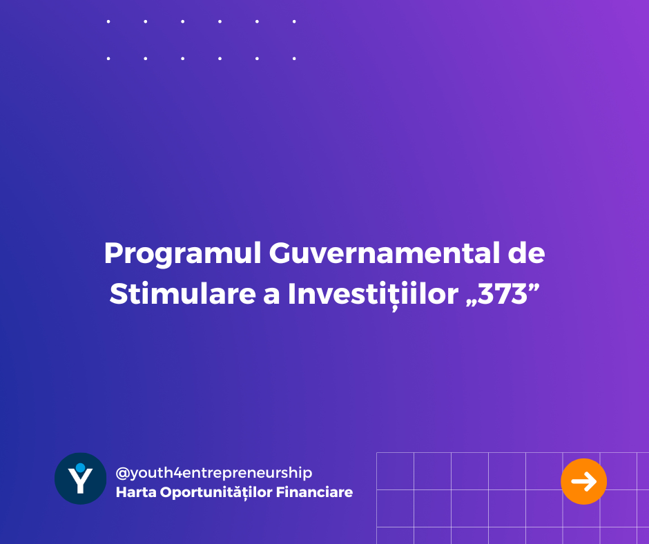 Programul Guvernamental de Stimulare a Investițiilor „373”