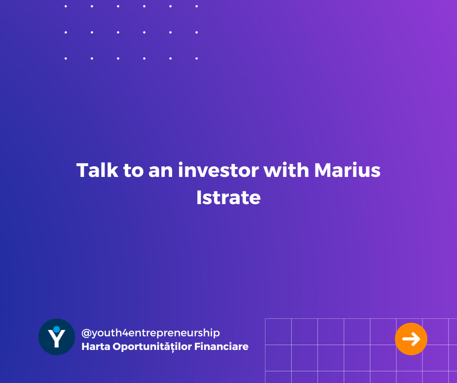 Talk to an investor with Marius Istrate
